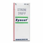 Zyncet Cetirizine 5Mg/5Ml Syrup 60Ml