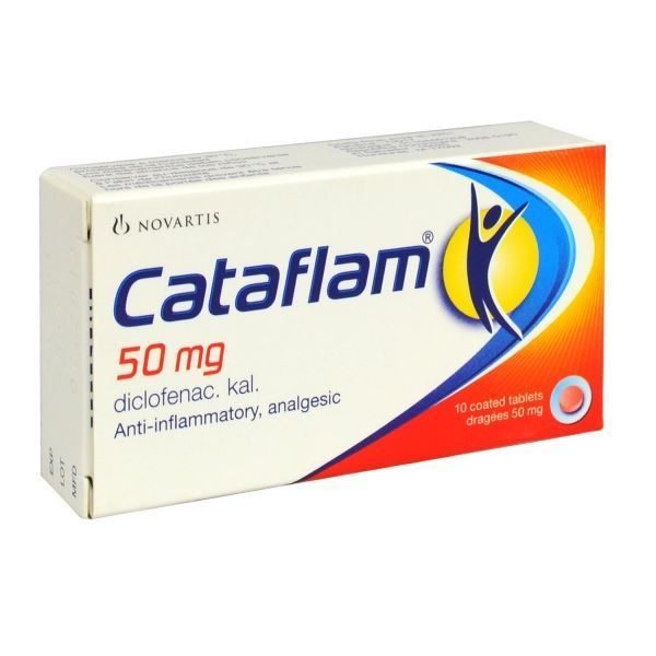 Cataflam 50mg X100 tabs per Blister