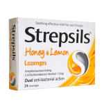 STREPSILS SOOTHING HONEY & LEMON X 24 LOZENGES