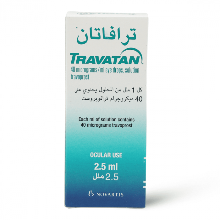 Travatan 40mcg 2.5ml