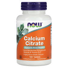 Now Calcium Citrate Caps X100