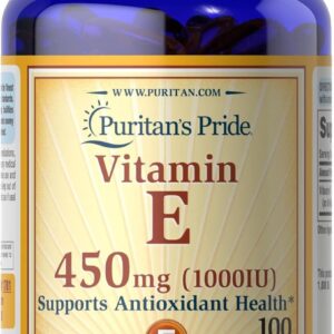 Puritan'S Pride Vitamin E 1000IU - 100 Softgels