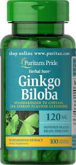 Puritan's Pride Ginkgo Biloba 60 Mg- 120 Tablets