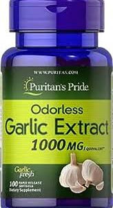 Puritan's Pride Odorless Garlic Extract 1,000mg X100 softgels