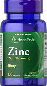 Puritan's Pride Zinc 50mg x100 caps