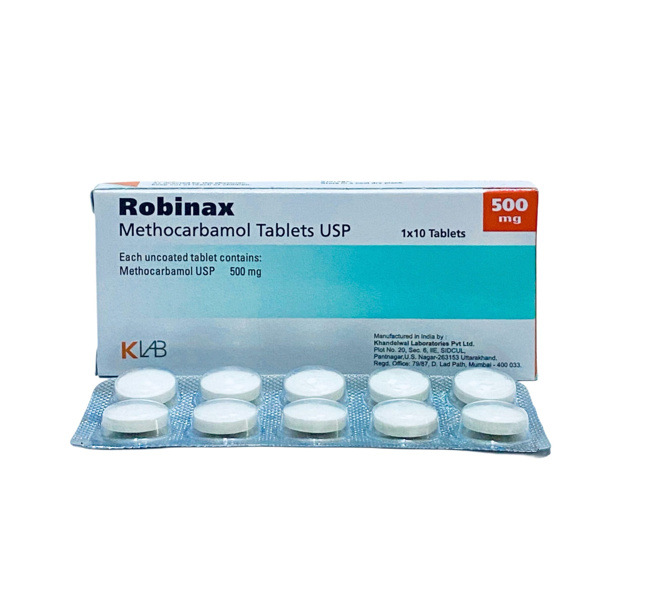 Robinax 500 mg X 10 Tablet