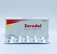 Zerodol 100mg x 30 tabs (Aceclofenac 100mg)