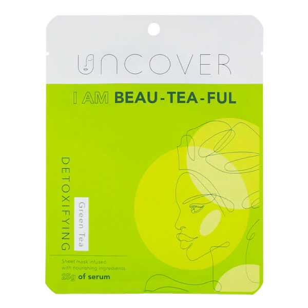 UNCOVER SHEET MASK: I AM BEAU-TEA-FUL GREEN TEA