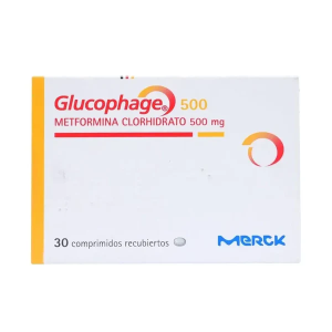 GLUCOPHAGE 500MG X 30 TABLETS