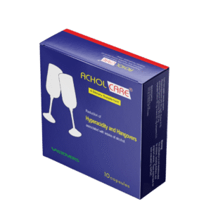 Acholcare – alcohol detox, hangover & hyperacidity reduction supplement – 10 capsules